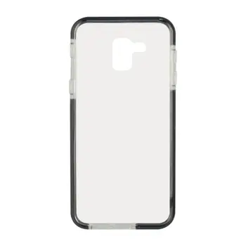 

Mobile cover Samsung Galaxy J6 2018 Flex Armor TPU Polycarbonate Black Transparent
