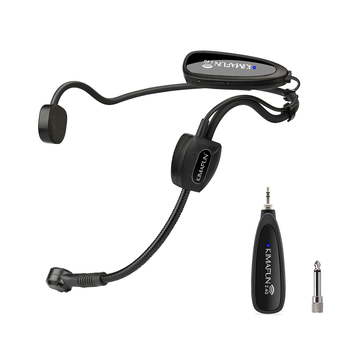 Kimimfun-充電式ワイヤレスヘッドセットKM-G100-B新品 Kimimfun-充電式ワイヤレスヘッドセットKM-G100-B新品