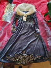 Vestido de princesa Elsa para niñas, vestidos de Cosplay, disfraces de nieve para niños, vestido de princesa, bata Infantil