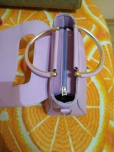 Bolso de mano de cuero de lujo para mujer, de marca famosa bandolera, 2020