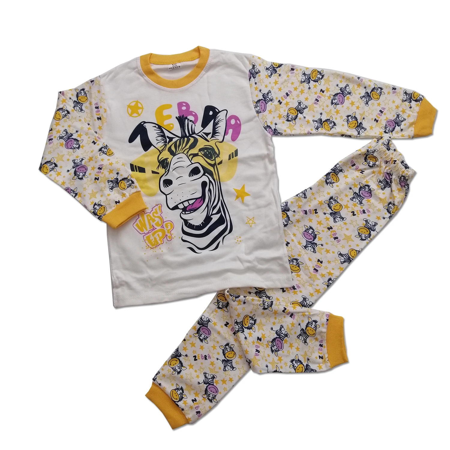 Baby clothing 4-6 AGE ZEBRALI WHITE 2 Lİ TOOL |