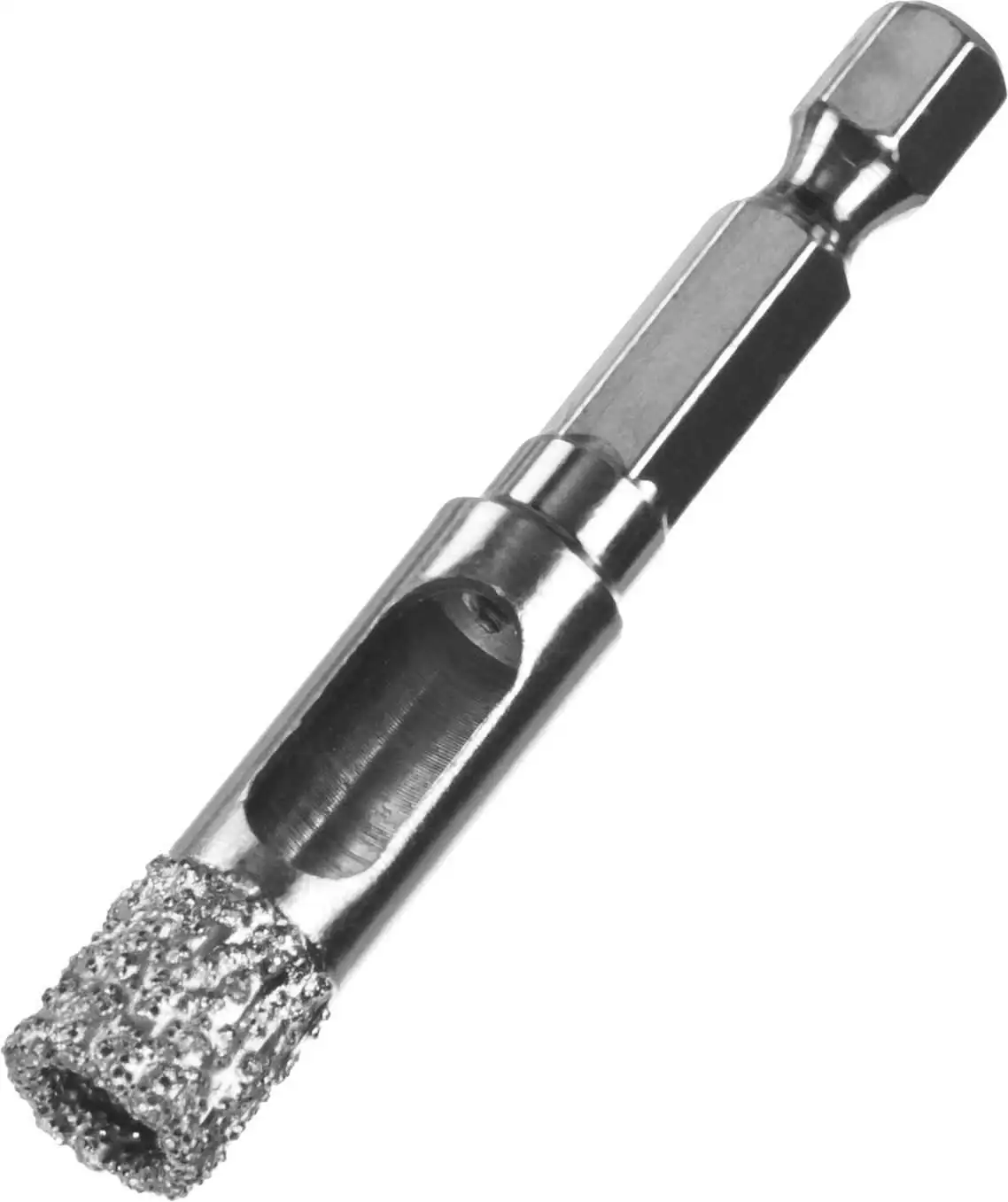 Cверло алмазное универсальное технология ВВС d=10 мм хвостовик HEX 1/4" ЗУБР