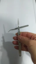 Hand-Tools-Sets Forceps Industrial-Tweezers Phone-Repair Anti-Static Curved Stainless