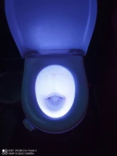 Toilet-Light Seat Night-Lamp Motion-Sensor Goodland LED Bathroom Backlight 8-Colors Children