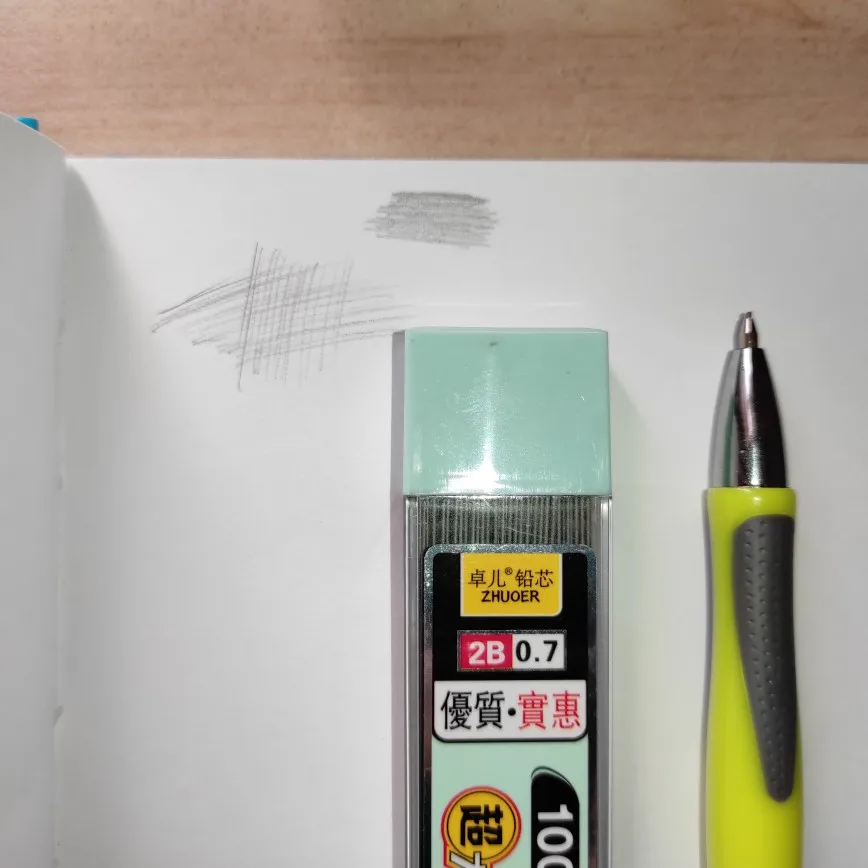 100Pcs/Box Graphite Lead 2B Mechanical Pencil Refill Automatic Pencil Lead New