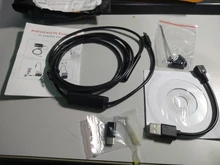 KERUI-Mini cámara endoscópica USB con adaptador tipo C, Cable Flexible, cámara de inspección por boroscopio serpiente para teléfono inteligente Android y PC