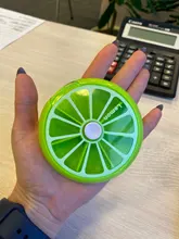 Pastillero giratorio semanal, caja divisora de almacenamiento para tableta, organizador de medicina, pastillero de 7 días para viaje