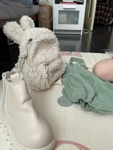 Mochila de estilo coreano para chico, bolso de felpa para niños, bolso de hombro sencillo para chicas, mochila 3D con diseño de animales de dibujos animados, 2020