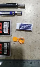 Juego de lápices mecánicos de 2,0mm, lápices automáticos 2B Con recargas de plomo de Color/negro para dibujo, escritura, elaboración, boceto de arte