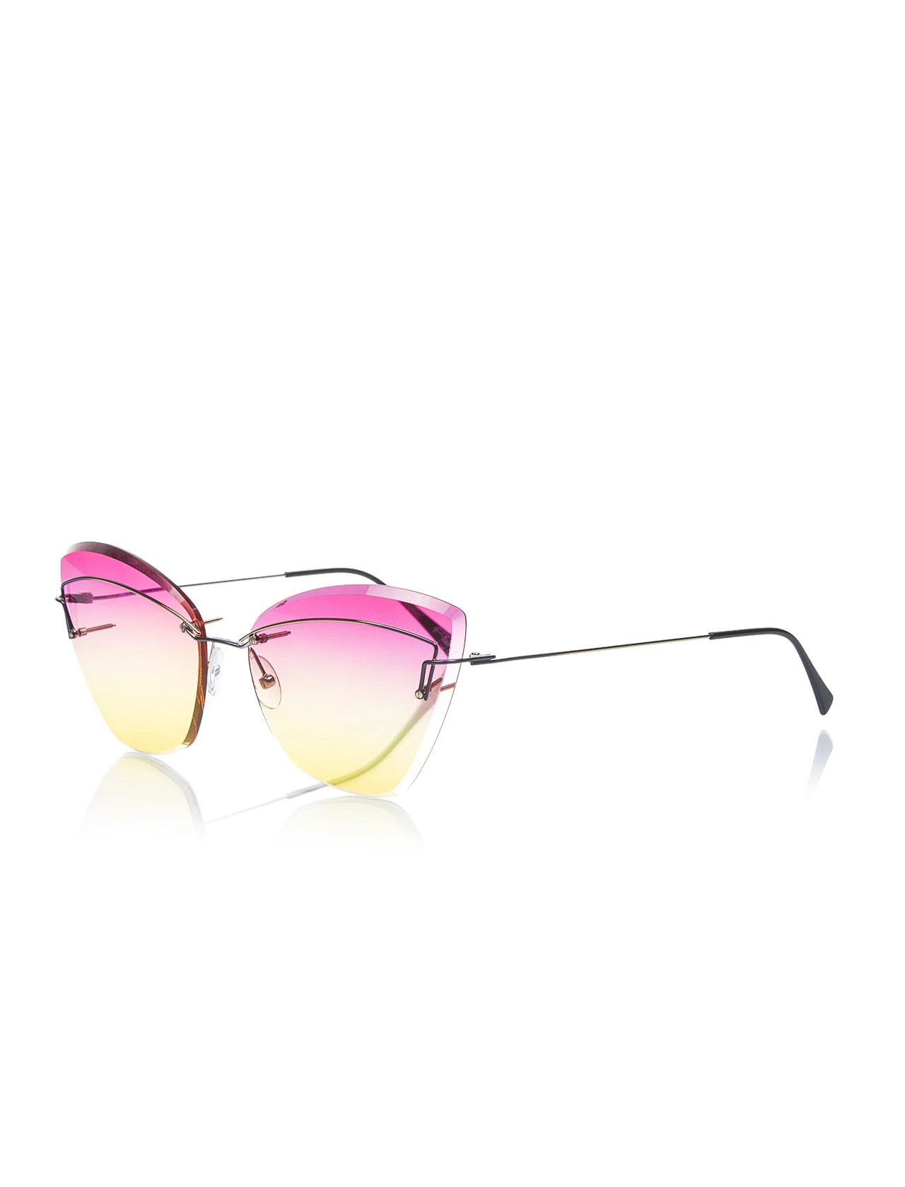 

Women's Sunglasses FLR 840 P15 C15 Titanium Metallic Polycarbonate Antrefle Irregular 58-18-140