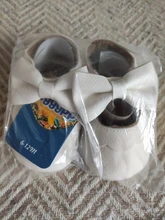 Ma & Baby-zapatos para niños y bebés de 0 a 18M, calzado antideslizante de princesa con lazo de cuero Pu para primeros pasos, para cumpleaños