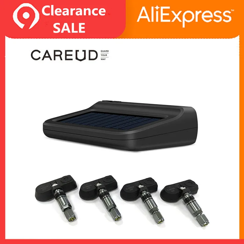 

T881B TPMS Sensor Tire Pressure Monitoring System 4 Tire Pressure TPMS Built-in External Universal Wireless Real-time Car TPMS