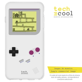 

FunnyTech®Stand case for Motorola Moto one action Silicone l Game boy Screen Donkey Kong