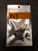 3 uds Jack 3,5mm R conector 3 polos chapado en oro estéreo jack de 3,5mm de auriculares con adaptador de enchufe de cola para fijar el cable estable