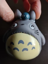 LLavero de animales de Totoro para hombre o mujer, llavero de piel con abalorio de Metal para bolso de coche