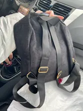 Mini mochila de pana para mujer, bolso de lona ecológico Simple, bolsas de viaje pequeñas e informales, mochila para chicas adolescentes