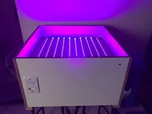 Tira de luces led impermeable para fiesta de fluorescencia, lámpara tipo cinta ultravioleta de 12V, de 395-405 nm, con luz negra 5050 2835 SMD, 60 led/m o 120 led/m ideal para DJ