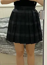 Púrpura de las mujeres Goth negro a cuadros plisado falda Glir alta cintura Mini faldas Sexy Escuela Japonesa Harajuku Anime Cosplay traje de marinero