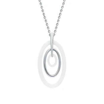 

Silver Pendant with ceramic sunlight sample 925