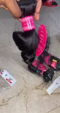 Luduna-mechones de cabello ondulado suelto para mujer, extensiones de cabello humano Remy, 1/3/4 unids/lote, 150%