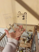 Box Cage Perch-Stand Birds-Supplies Bird-Parrot-Feeder Feeding-Tools Hanging Parrots