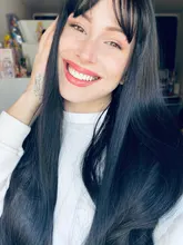 VICWIG-Peluca de cabello sintético liso con flequillo para mujer, pelo largo de 24 pulgadas, resistente al calor, color rosa, Cosplay