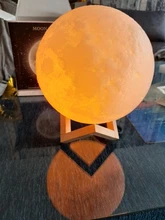 Moon-Lamp Globe Night-Light Bedroom 3d-Print Home-Decor Children Gift Creative Galaxy