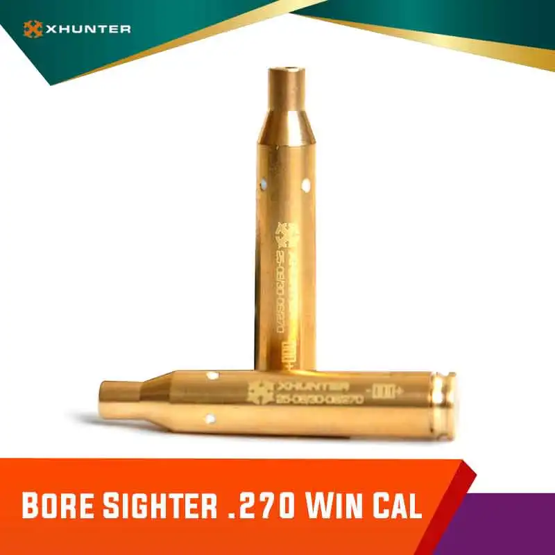 Xhunter Hunting Laser Bore sight. 270 Win Rifle 슈팅 카트리지 Red Dot Brass