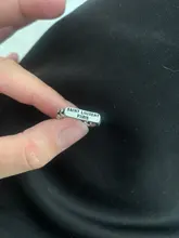 Anillos abiertos con letras de Metal para hombres y mujeres, joyería de fiesta, Punk, Vintage, Inglés