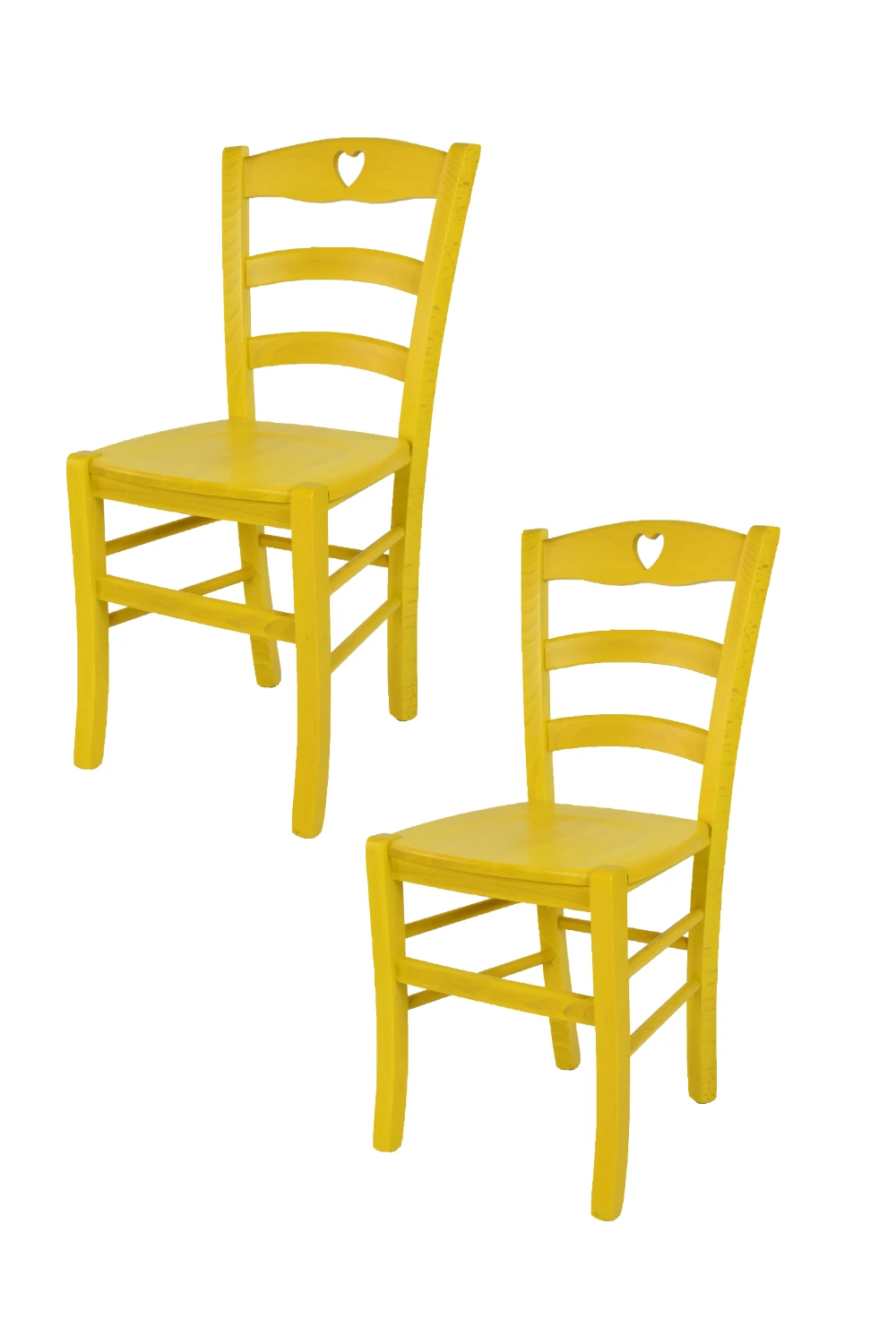 Tommychairs-набор из 2 стульев в модели Cuore для кухни бара и столовой структура бука