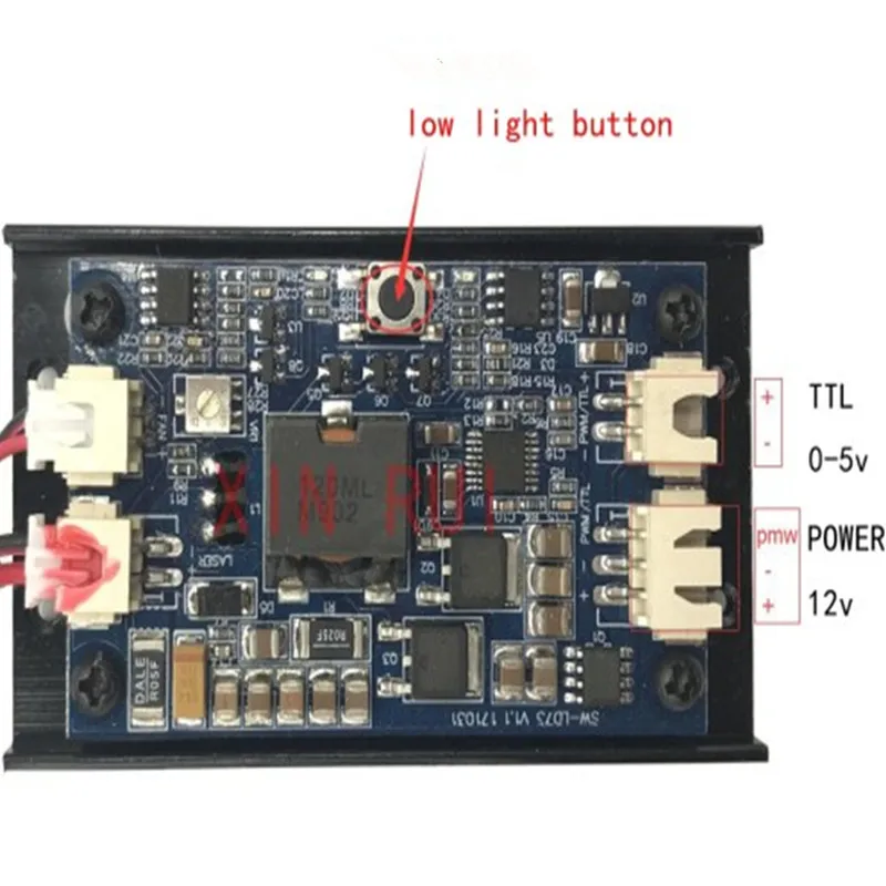 450nm 15 W лазерный модуль W вентилятор радиатора поддержка ttl ШИМ для DIY Лазерный Гравер J 450nm 15 W лазерный модуль W вентилятор радиатора поддержка