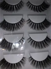 Pestañas postizas 3D de visón, Kit de maquillaje de extensión de pestañas suaves, 100%, 5 pares