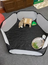 Mecedora cuna portátil interior/al aire libre jaula de animales pequeños juego de patio de recreo cerca para Hamster Chinchillas y cerdos de Guinea