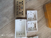 Coswall-caja de montaje interna de pared de alta resistencia, para interruptor de pared de tamaño de 146mm x 86mm