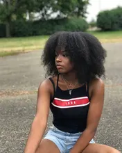 Extensión de pelo rizado Afro, 1-2-3-4, oferta de extensiones de cabello humano Remy, Color Natural, 100%, 8-20 pulgadas