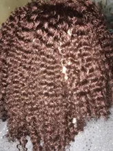 Sueño de hielo es inflables tejido sintético rizado 6 unids/lote corto Natural pelo Welf paquetes de pelo negro tejido de 6 pulgadas