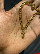 Pulsera de acero inoxidable para hombres y mujeres, pulseras de cadena de eslabones cubanos, Color dorado y plateado, joyería de moda al por mayor KBB10