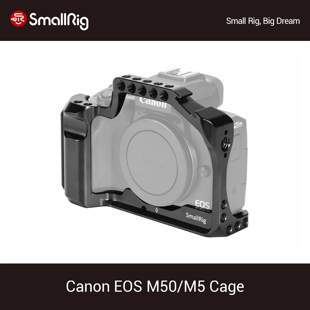 

SmallRig M50 Cage For Canon EOS M50 and M5 DSLR Camera Cage M5 Protective Case Quick Release Tripod Stabilizer Rig -2168