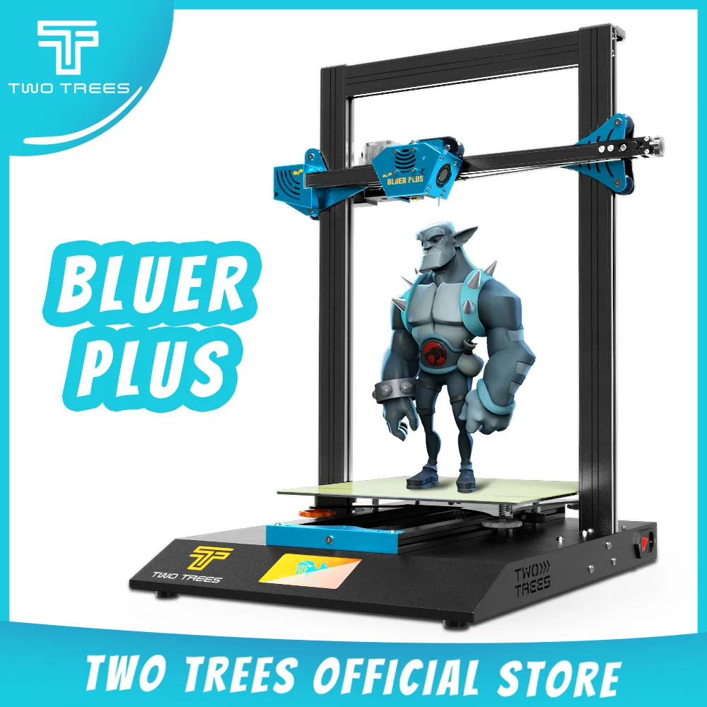 3D принтер Twotrees BLUER PLUS FDM MKS Board BMG Extruder 0 9 Stepper Motor Impresora автоматический уровень PEI лист