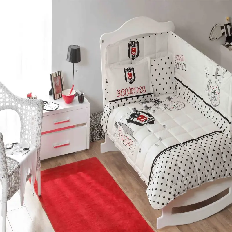 Besiktas Fanatic Baby Ranforce Комплект для сна, лицензированный, хлопок