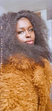 Cynosure-pelucas de cabello humano con encaje frontal para mujeres negras, Remy, rizado, brasileño, prearrancado, cierre de encaje, 13x4/13x6