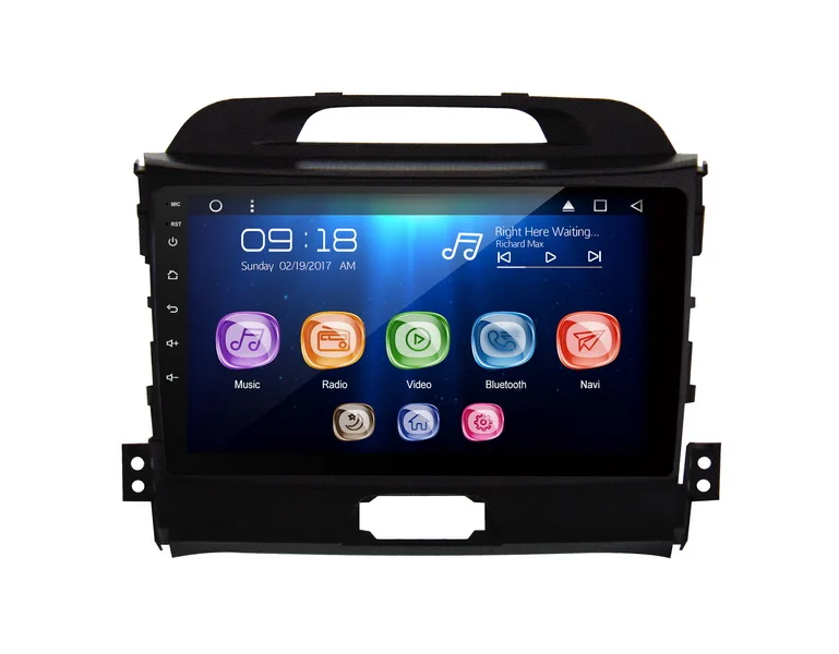 Автомобильный мультимедийный плеер allway 10 1 дюйма IPS экран Android 9 0 восемь ядер ОЗУ 2