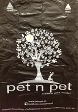 Dog-Poop-Bags Garbage-Bags Petnpet Black Unscented Large Earth-Friendly-900/1080 60/56-Rolls