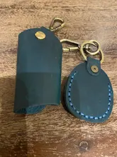 Keychain-Pouch Genuine-Leather Key-Bag Mini-Key Fashion Package Waist-Hanging Creative