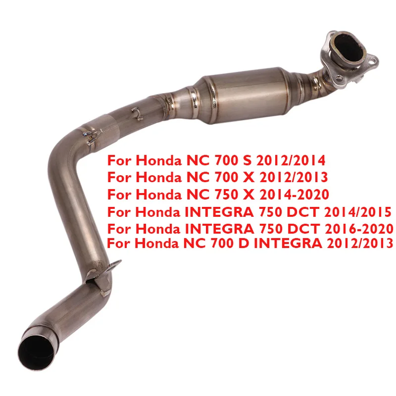 

Motorcycle Exhaust Pipe Connector Link Pipe Slip on Header Connection Link Pipe for Honda NC700S NC750S NC700X NC750X