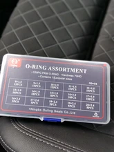 Anillos de goma de silicona de anillo O junta NBR VMQ FKM sellado O anillos arandela de nitrilo de oring conjunto Kit de surtido de conjunto de caja de anillo