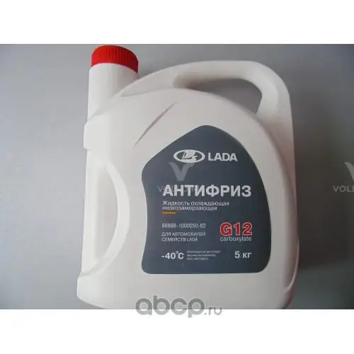88888100005082 VAZ 5Л. ОХЛАЖДАЮЩАЯ ЖИДКОСТЬ G12 CARBOXYL