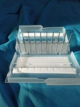 10 Uds 0,8-3.175mm PCB de carburo juego de cortadoras de fresado 3.175mm vástago de maíz Molino de extremo fresadora cortador Bits de corte CNC herramientas de fresado