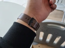 UTHAI-Correa de reloj de cuero genuino para Samsung Galaxy Watch, 42 46mm Gear S3, correa de reloj deportiva de liberación rápida 18 20 22 24mm,Z26