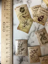 45 unids/caja papelería pegatinas Vintage sello de lacre sello de etiqueta viajes pegatinas decoración Scrapbooking diario álbumes diario de bala